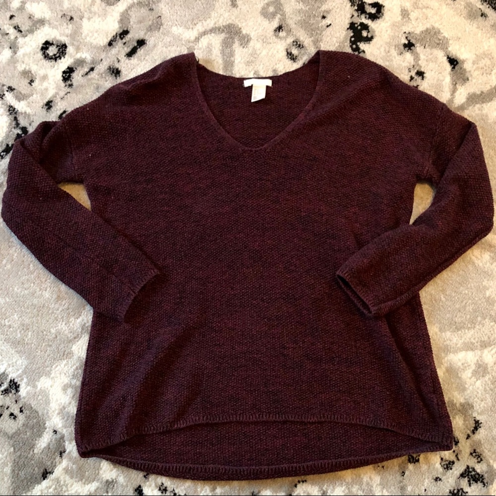 V-Neck Knitted Sweater